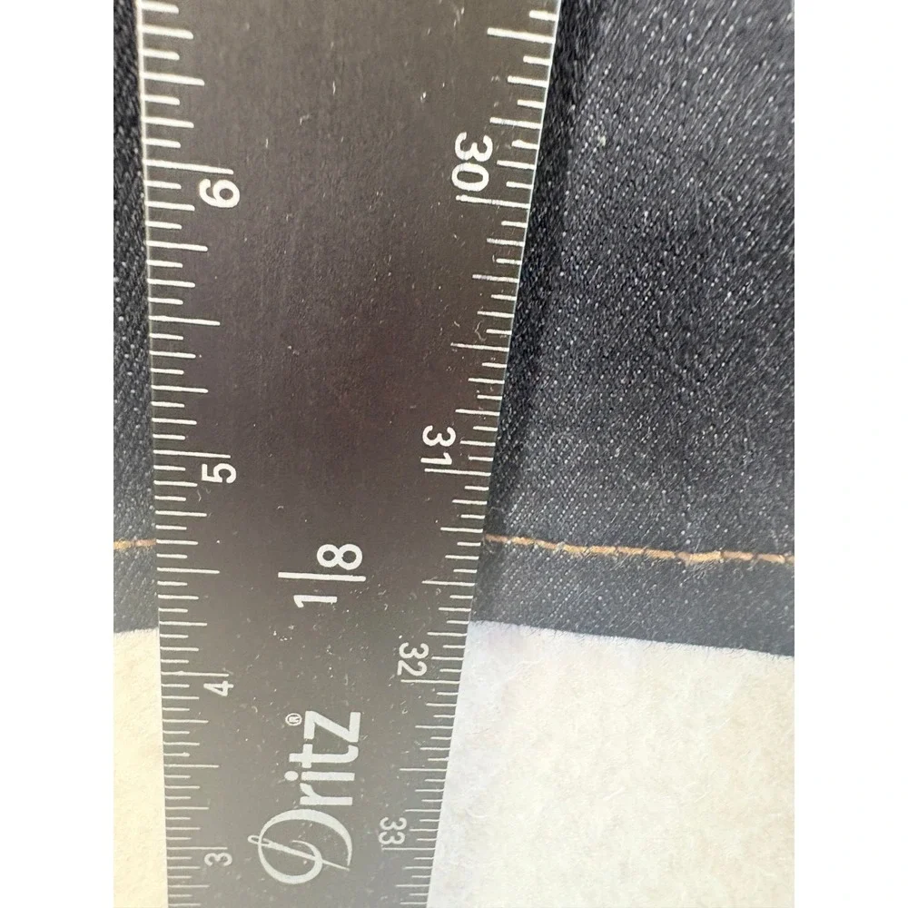 White House Black Market Flare Jeans Womens 10 Blue Denim Dark‎ Wash High Rise